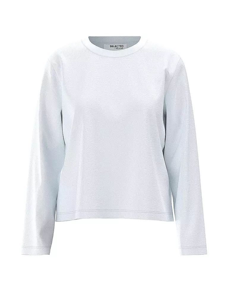 SELECTED FEMME | T-shirt à manches longues SLFESSENTIAL | weiss