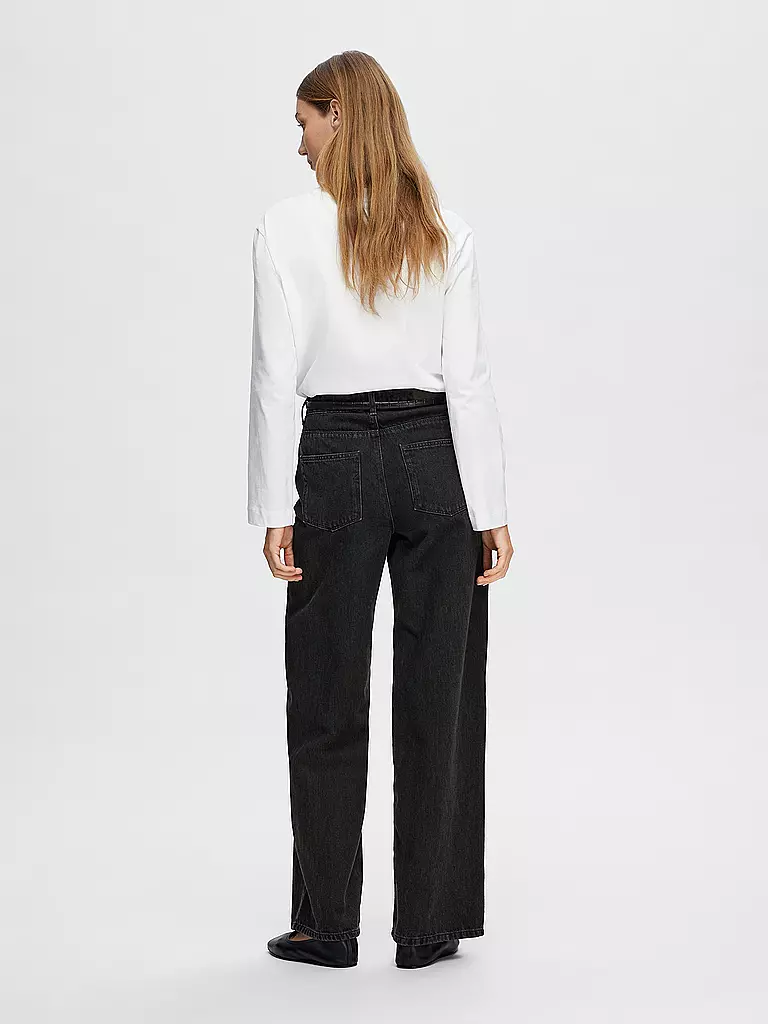 SELECTED FEMME | T-shirt à manches longues SLFESSENTIAL | weiss