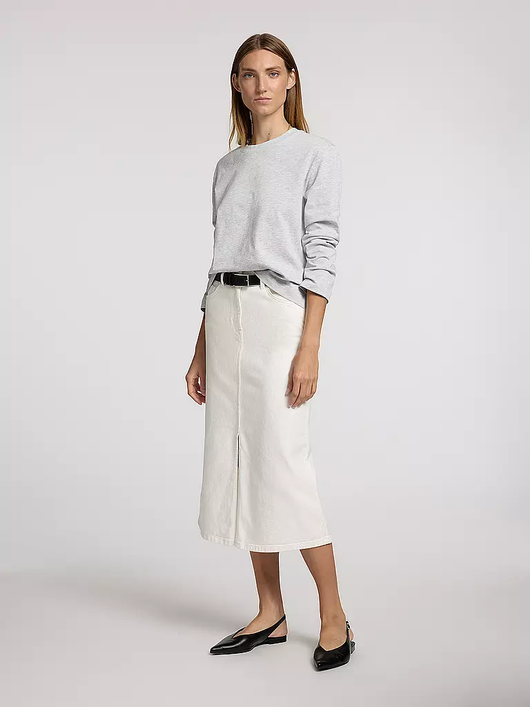 SELECTED FEMME | T-shirt à manches longues SLFESSENTIAL | hellgrau