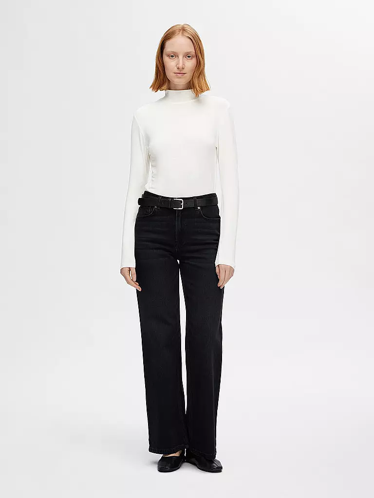 SELECTED FEMME | T-shirt à manches longues SLFMANJA | weiss