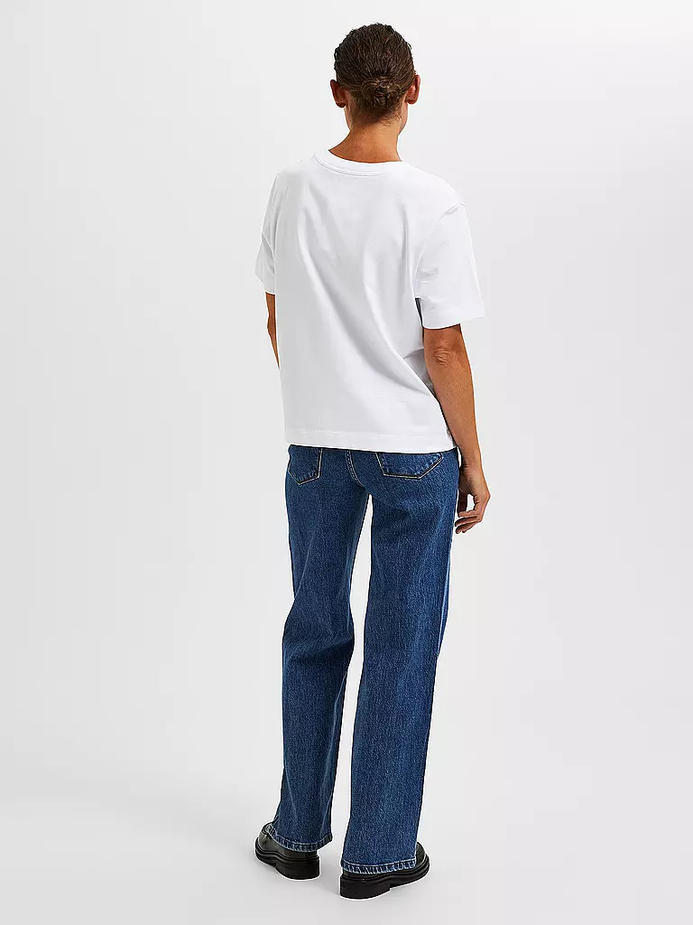 SELECTED FEMME | T-shirt coupe carrée SLFESSENTIAL | 