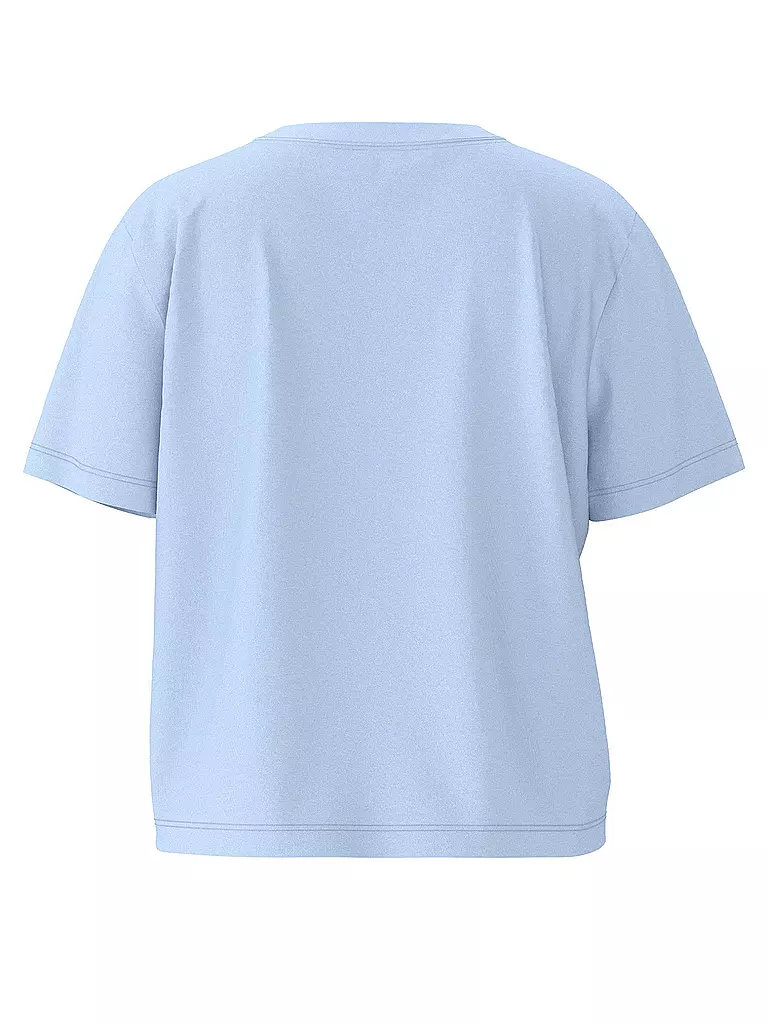 SELECTED FEMME | T-shirt coupe carrée SLFESSENTIAL | hellblau