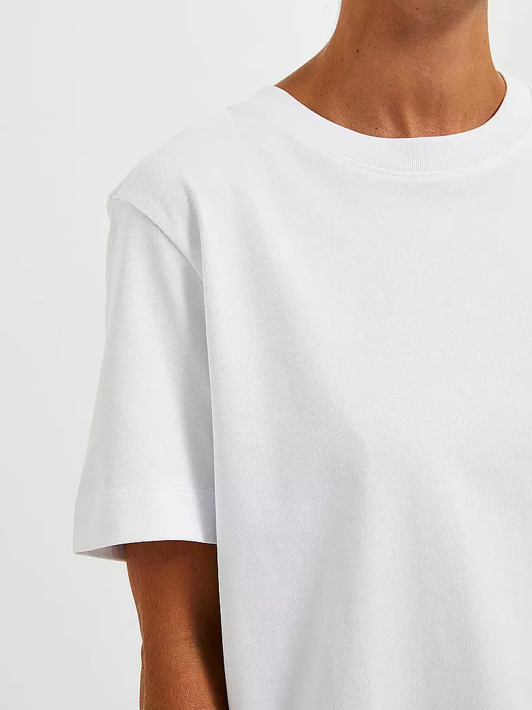 SELECTED FEMME | T-shirt coupe carrée SLFESSENTIAL | 