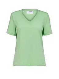 SELECTED FEMME | T-shirt SLFESSENTIAL | Vert clair