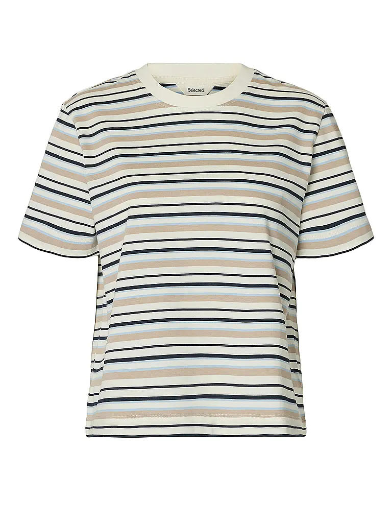 SELECTED FEMME | T-Shirt SLFESSENTIAL | Crème