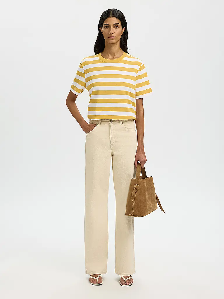 SELECTED FEMME | T-Shirt SLFESSENTIAL | Blanc