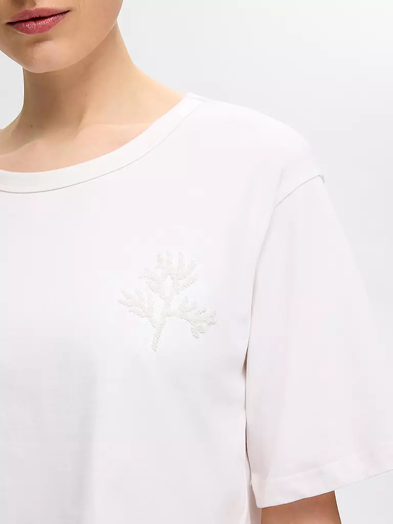 SELECTED FEMME | T-Shirt SLFMARITA | Blanc