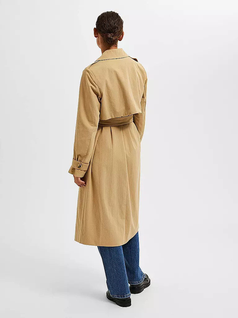 SELECTED FEMME | Trenchcoat SLFSIA  | Camel