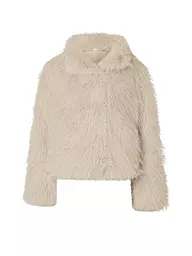 SELECTED FEMME | Veste aspect fourrure | Crème