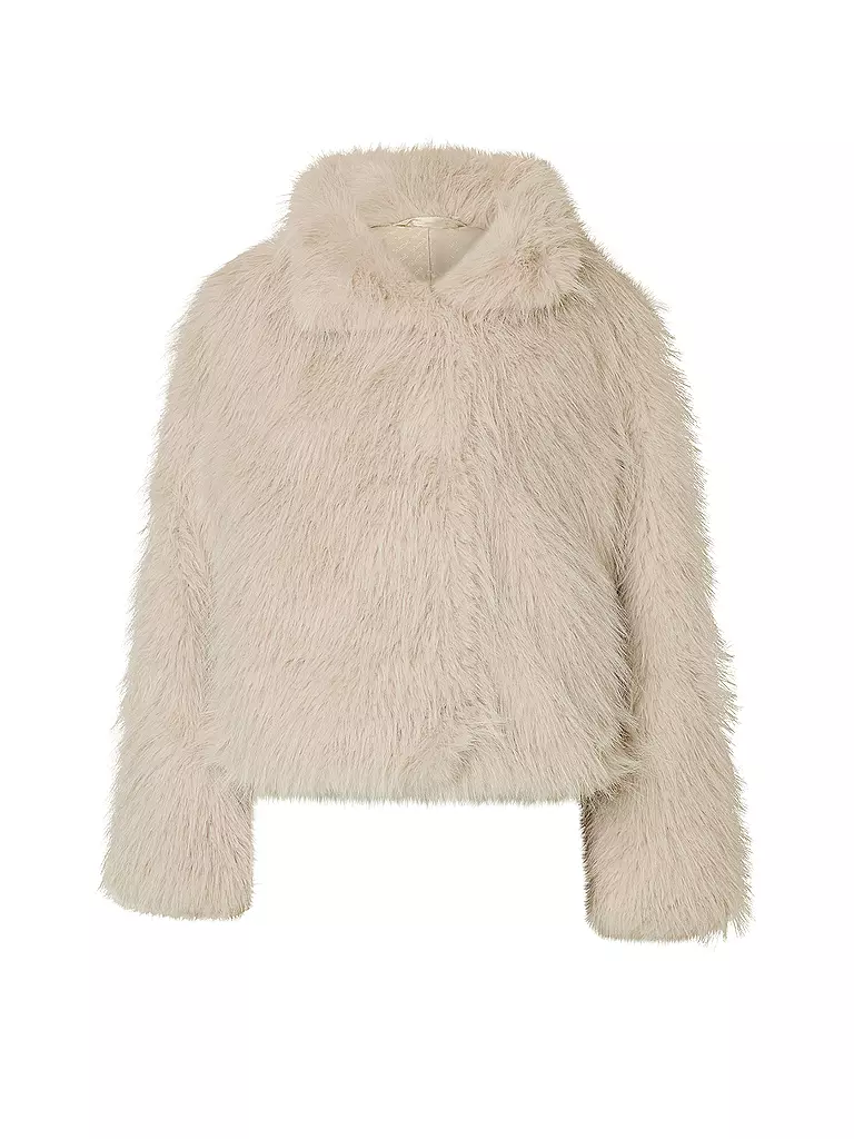 SELECTED FEMME | Veste aspect fourrure | creme