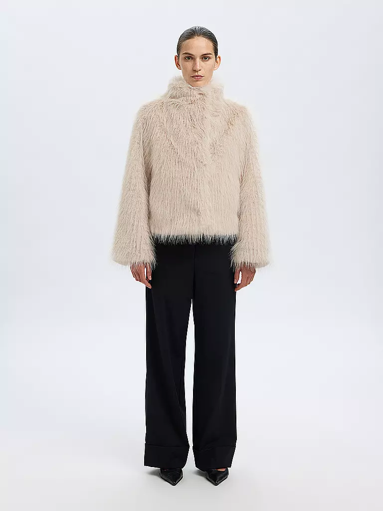 SELECTED FEMME | Veste aspect fourrure | 