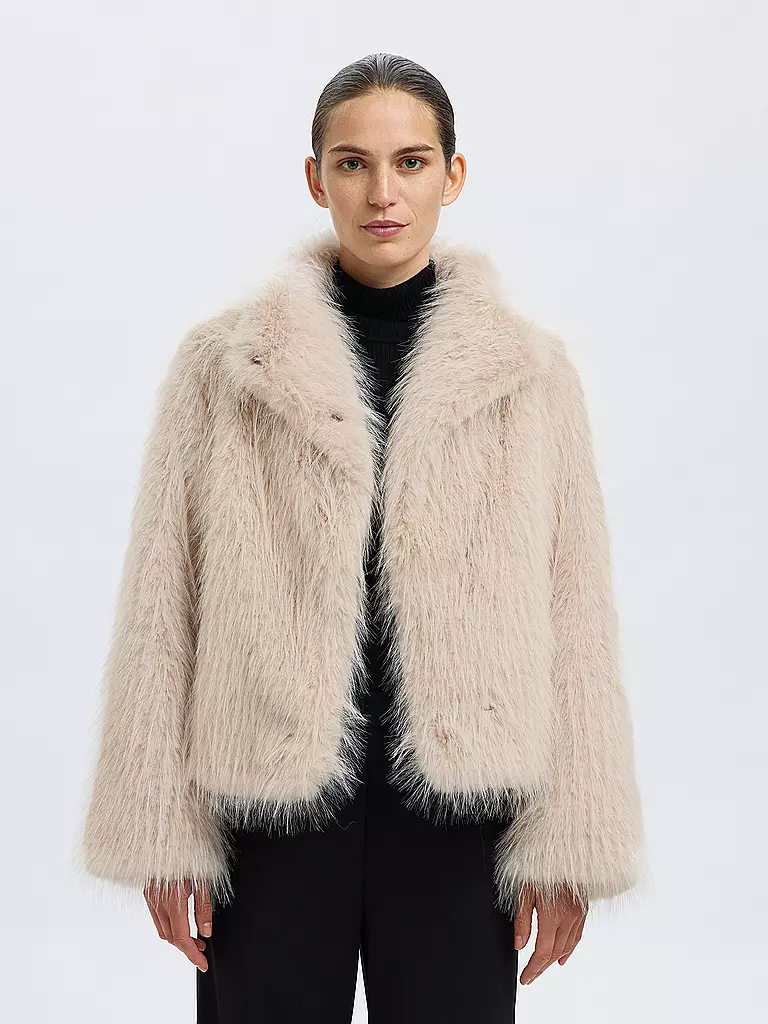 SELECTED FEMME | Veste aspect fourrure | 