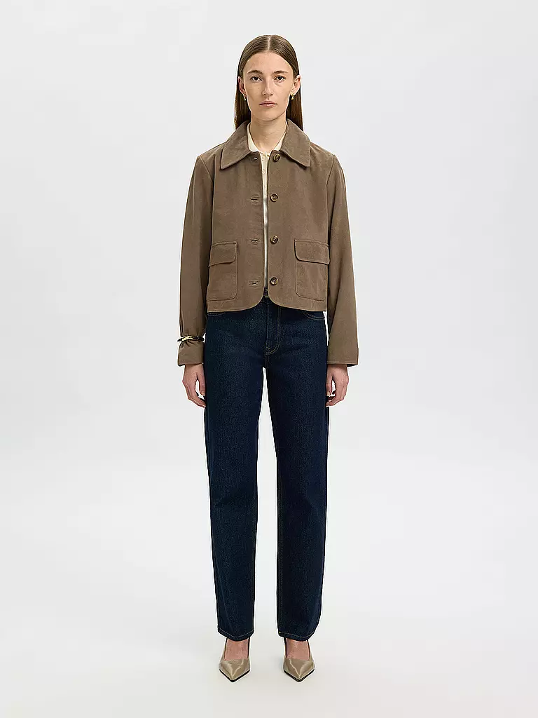 SELECTED FEMME | Veste en cuir SLFKAYA SUEDE | 