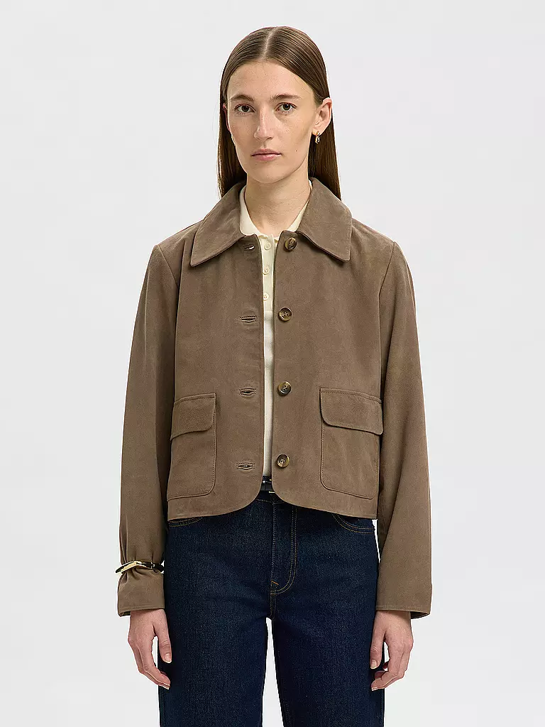 SELECTED FEMME | Veste en cuir SLFKAYA SUEDE | 