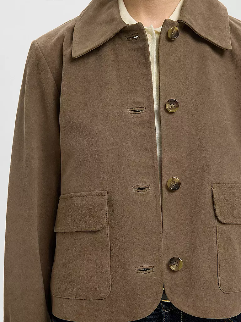 SELECTED FEMME | Veste en cuir SLFKAYA SUEDE | 