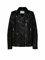 SELECTED FEMME | Veste en cuir SLFMADISON | Noir