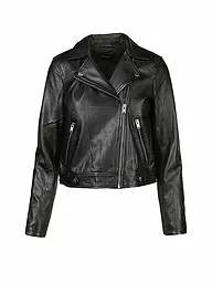 SELECTED FEMME | Veste en cuir | Noir