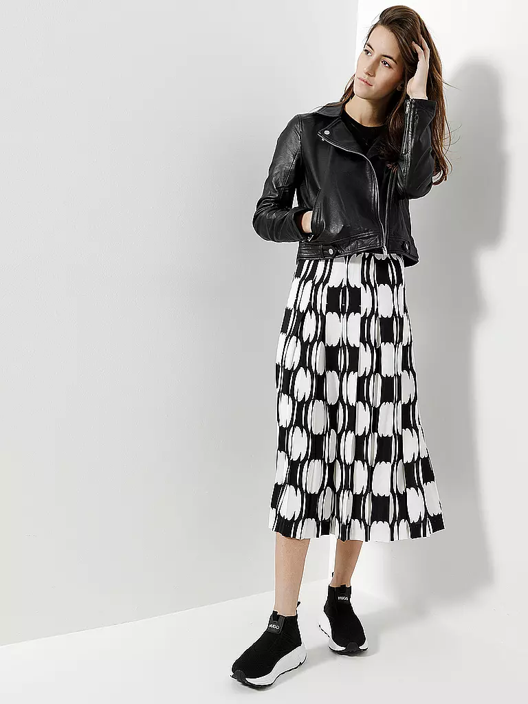 SELECTED FEMME | Veste en cuir | schwarz
