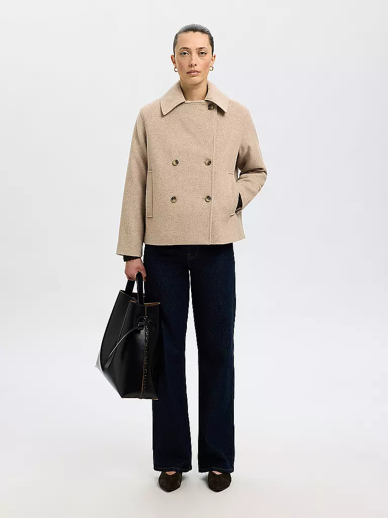 SELECTED FEMME | Veste en laine SLFALMA | beige