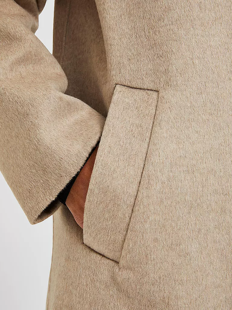 SELECTED FEMME | Wollmantel SLFNEW TAMA  | Crème