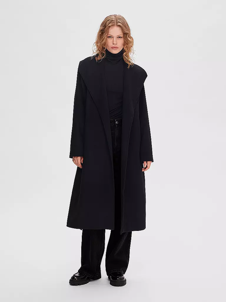 SELECTED FEMME | Wollmantel SLFROSA  | Noir