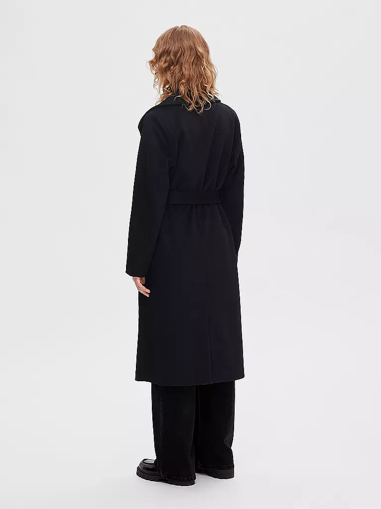 SELECTED FEMME | Wollmantel SLFROSA  | Noir