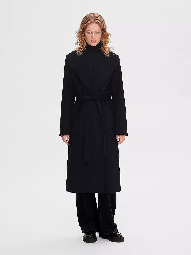 SELECTED FEMME | Wollmantel SLFROSA  | Noir