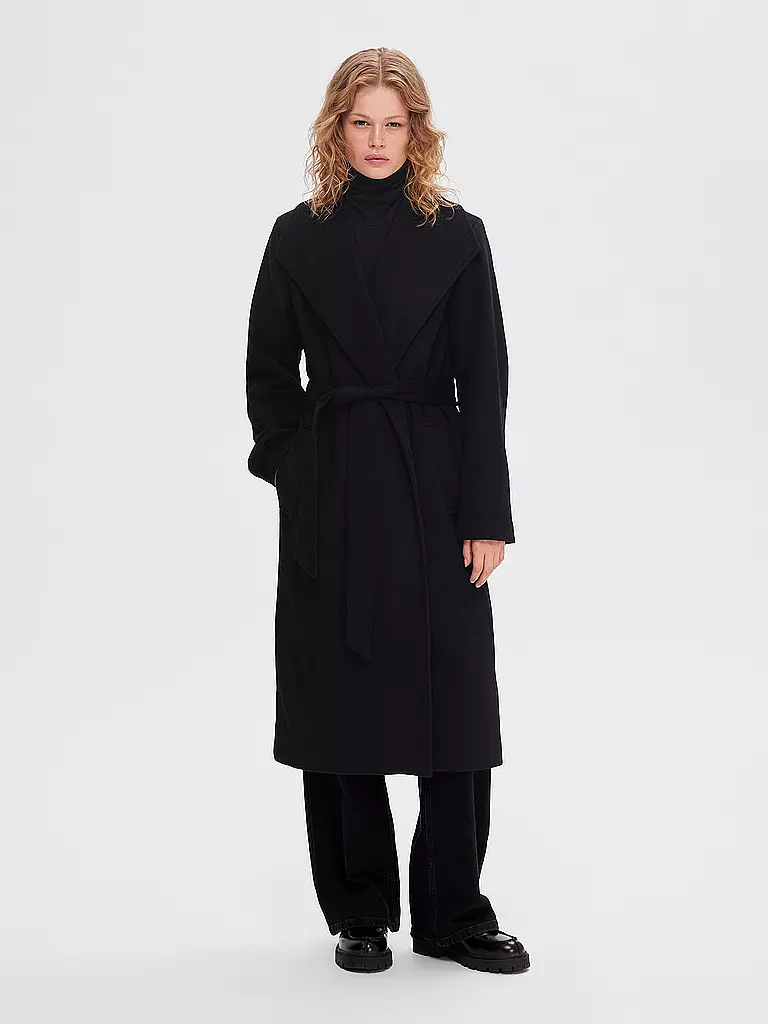SELECTED FEMME | Wollmantel SLFROSA  | Noir