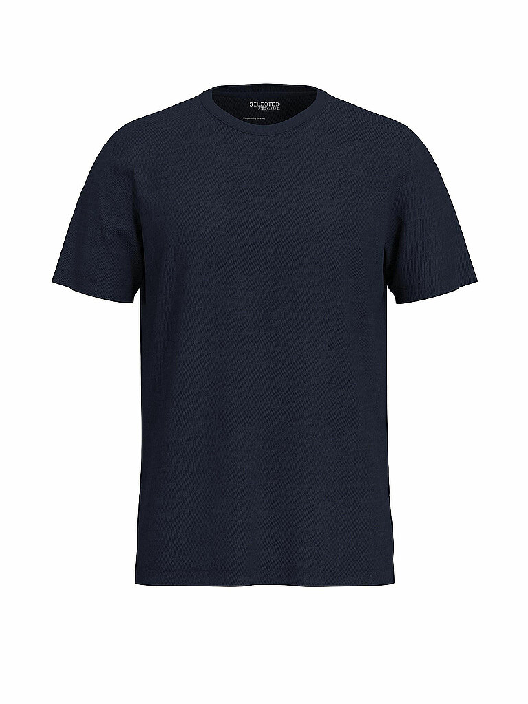 Selected T-shirt SLHASPEN bleu M