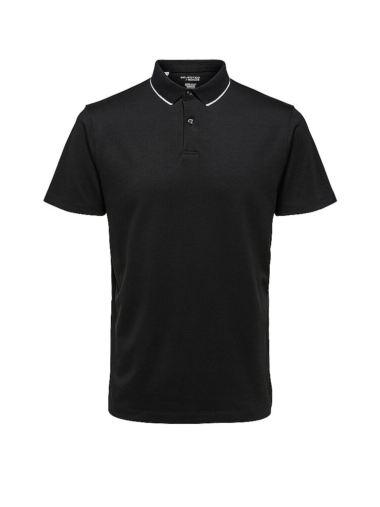 Poloshirt SLHLEROY COOLMAX noir XL