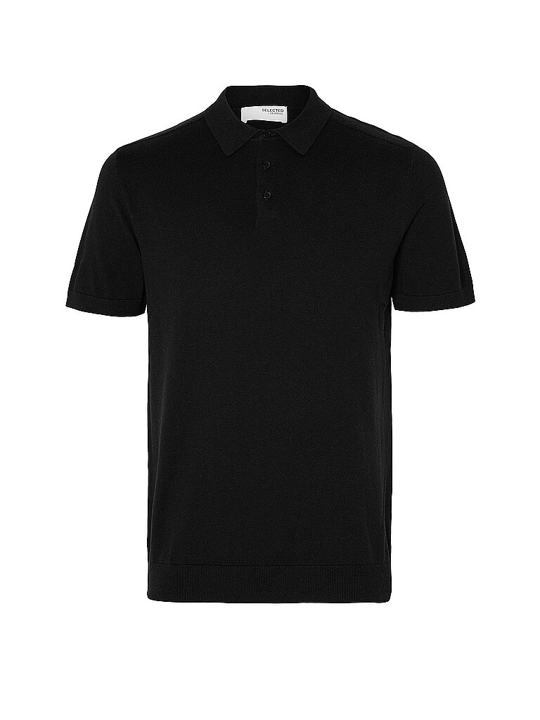 Selected Poloshirt SLHBERG noir M