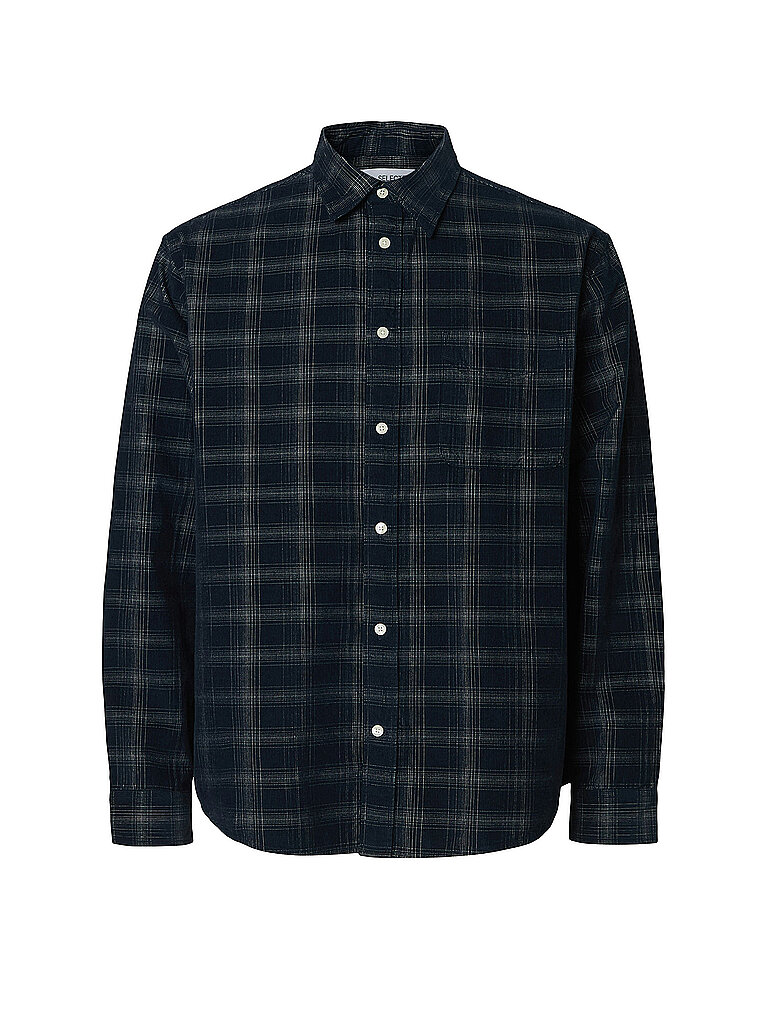 Chemise coupe regular SLHREGCORD bleu M