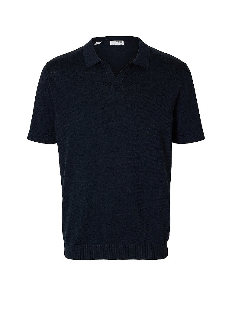 Polo SLHMATTIS bleu marine XL