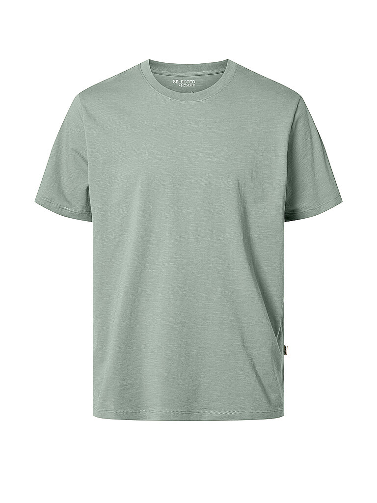 T-Shirt SLHASPEN vert clair XL