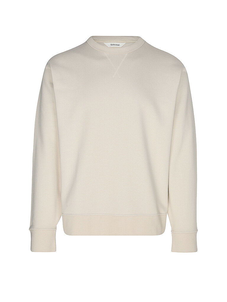 Sweater SLHRELAXLUKE beige XL