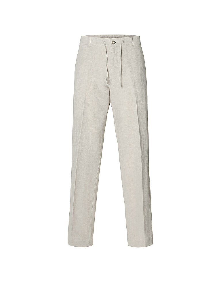 Pantalon en lin SLH196 beige XL