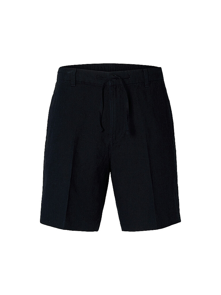 Short en lin SLHREGULAR-LEROY noir S