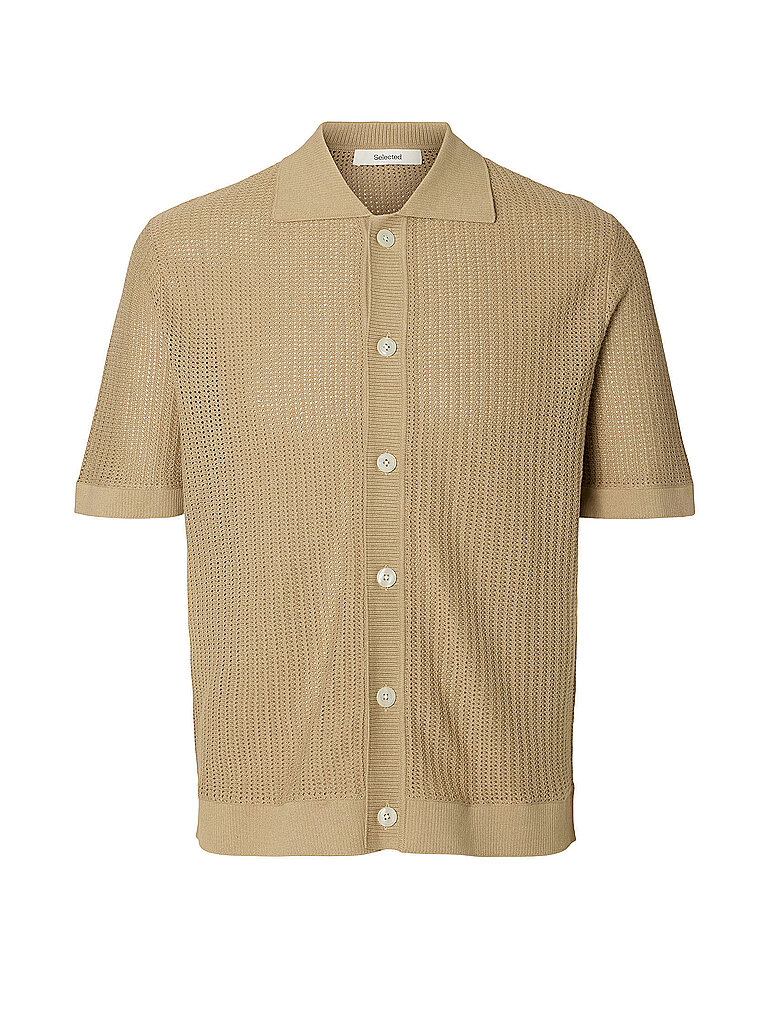 Selected Polo SLHSHANE beige XXL