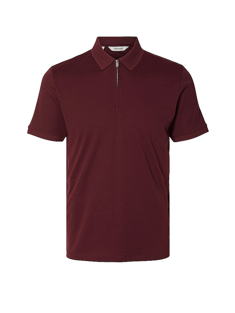 Polo SLMFAVE rouge foncé S