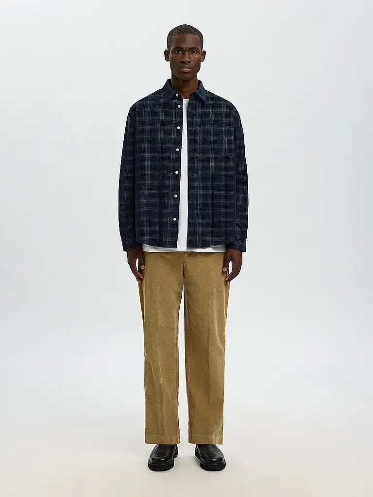 SELECTED | Chemise coupe regular SLHREGCORD | Bleu