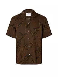 SELECTED | Hemd Regular Fit SLHREG-NOA | Marron