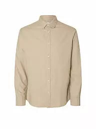 SELECTED | Chemise en flanelle slim fit SLHSLIMOWEN | Crème