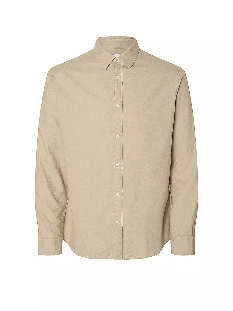 SELECTED | Chemise en flanelle coupe slim SLHSLIMOWEN | creme