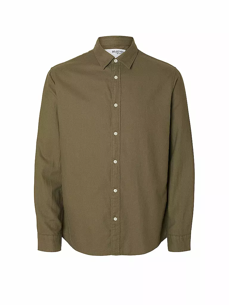 SELECTED | Chemise en flanelle slim fit SLHSLIMOWEN | olive