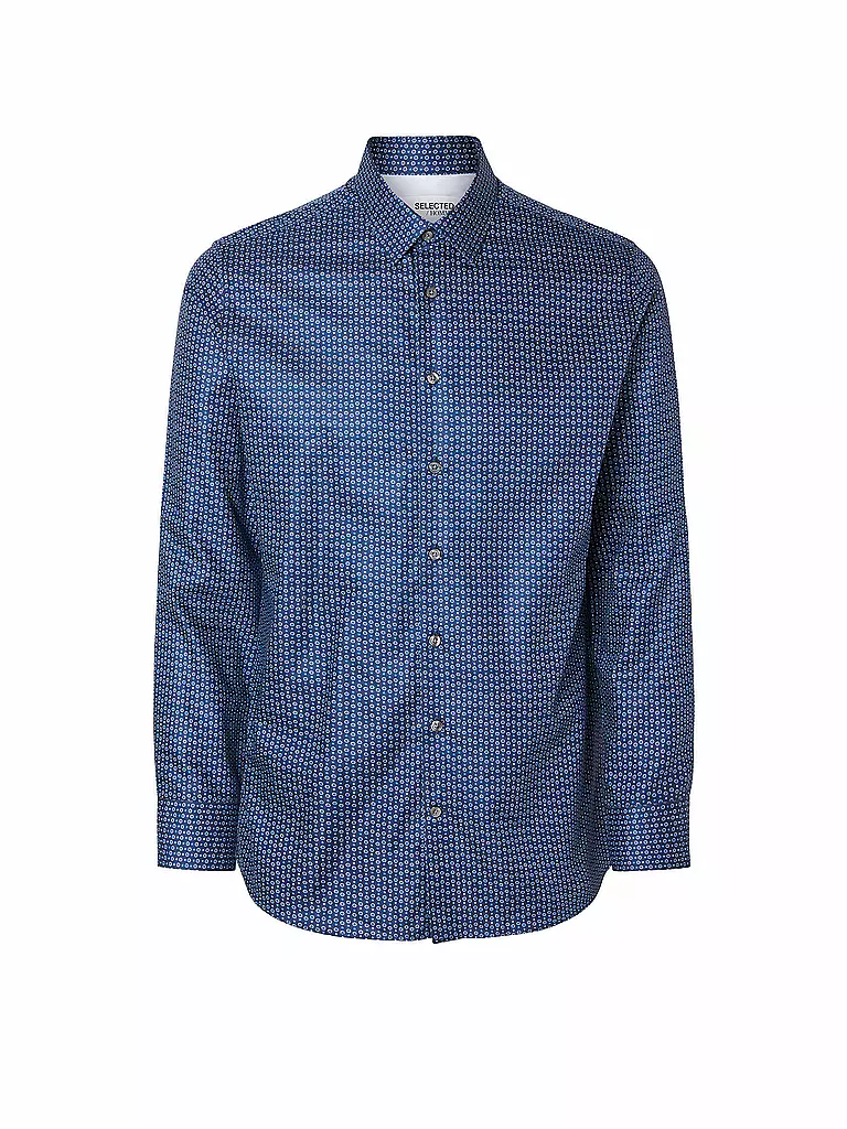 SELECTED | Chemise Slim Fit SLHSLIMDETAIL | dunkelblau