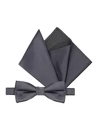 SELECTED | Coffret cadeau avec nœud papillon et pochette de costume SLHBERTEL | Gris