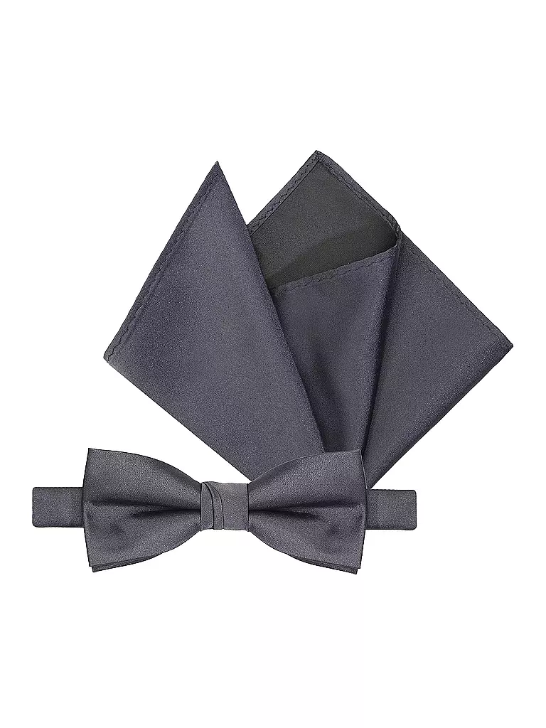SELECTED | Coffret cadeau avec nœud papillon et pochette de costume SLHBERTEL | grau