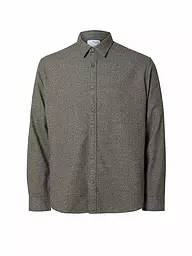 SELECTED | Flanellhemd SLHREG-OWEN | Marron