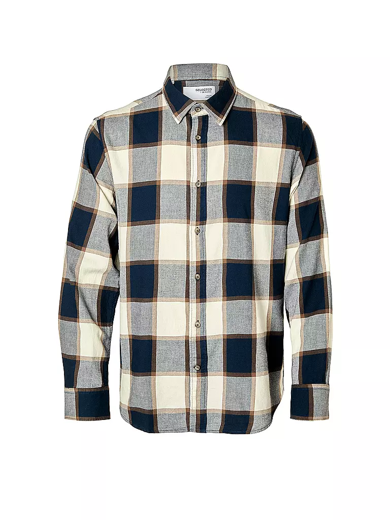 SELECTED | Flanellhemd SLHREG-OWEN | Marron