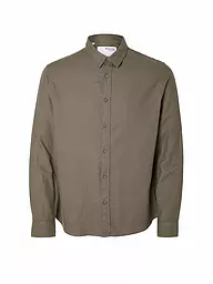 SELECTED | Chemise en flanelle slim fit SLHSLIMOWEN | Marron clair